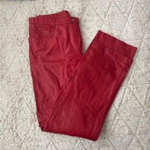 Guaraná Brasil Red Leather Pants